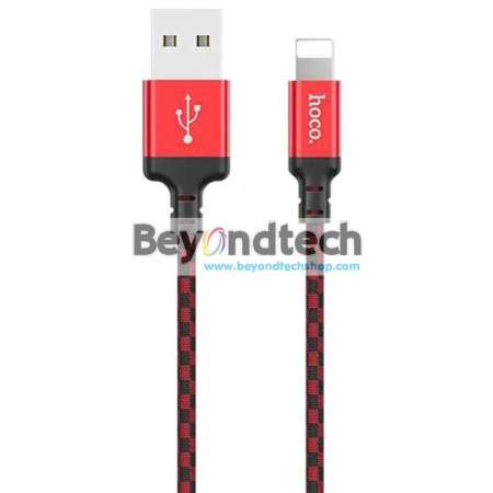 hoco X14 Plus WU KONG Lightning USB Cable (1M) # รับประกันสินค้า 3 เดือน 