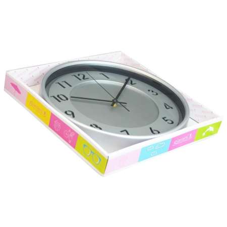 Giavani นาฬิกาแขวน 12″#5633-Silver **ส่งฟรี มีบริการเก็บเงินปลายทาง**