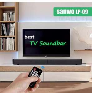 Soundbar LP09 ฮิตที่สุดในขณะนี้ การันตี ลำโพงเสียงดี มีซัฟวูฟเฟอร์วางคู่กับทีวี ก็เป็นโฮมเธียร์เตอร์