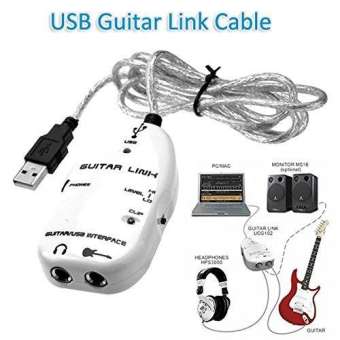 Guitar to USB PC Mac Link Adapter Cable 