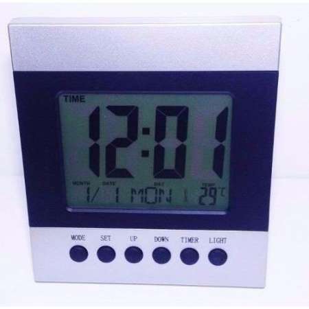 นาฬิกาดิจิตอลLED DIGITAL CLOCKตั้งโต๊ะ /แขวนผนัง รุ่นDS-2088 ตั้งปลุก บอก วัน /เดือน /สัปดาห์ + เวลา /นาที  + อุณหภูมิ  มีปุ่มกด Snooze/ไฟหน้าจอ  กดเปลี่ยนโซนเวลาได้ทั่วโลก