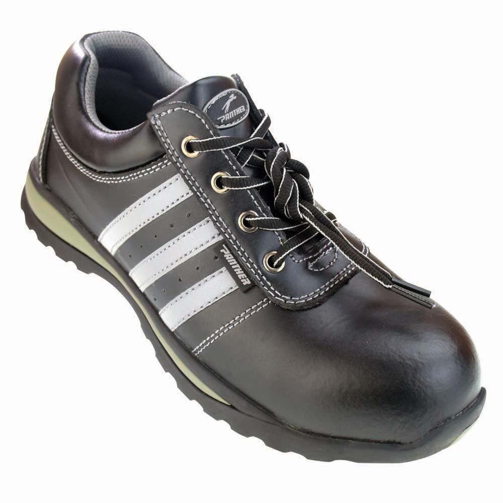 PANTHER NEX รองเท้าเซฟตี้ หนังวัวแท้ ผิวเรียบ เบามาก พื้นยางไนไตรล์ 100% กันน้ำมัน