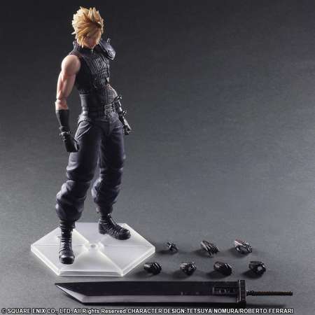 Figure Action Final Fantasy VII Cloud Strife ไฟนอลแฟนตาซี คลาวด์ สไตรฟ์ แอ็คชั่น ฟิกเกอร์ Anime อนิเมะ การ์ตูน มังงะ จากการ์ตูนดังญี่ปุ่น Figma ฟิกม่า สามารถขยับได้ Doll ตุ๊กตา manga Model โมเดล