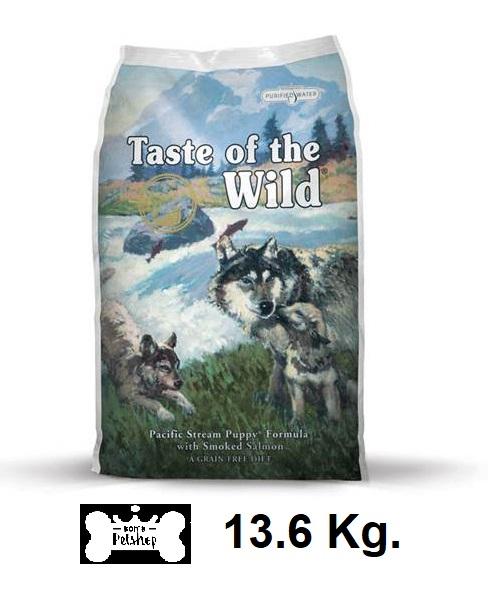 TASTE OF THE WILD puppy smoked salmon อาหารลูกสุนัข ทำจากแซลมอน ขนาด 30lb หรือ...