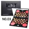***ของแท้*** novo 20 color eye shadow 2 Color Cheek Rouge พาเลท อายชาโดว์ บรัชออน ไฮไลท์,บลอนเซอร์   เบอร์03
