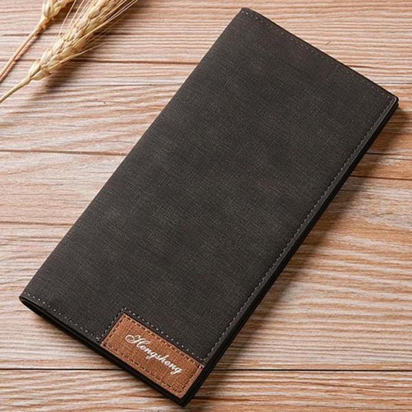 Trusty กระเป๋าใส่เช็ค กระเป๋าเงินใบยาว กระเป๋าโทรศัพท์ 177ZX (สีดำ)