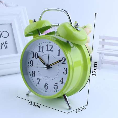 นาฬิกาปลุก นาฬิกาตั้งโต๊ะเสียงกระดิ่ง รุ่น4นิ้ว