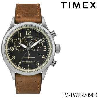 Timex TM-TW2R70900 นาฬิกาข้อมือผู้ชาย สายหนัง สีน้ำตาล