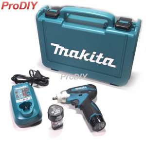 Makita TW100DWE บล็อกแบตเตอรี่ 10.8V + แบตเตอรี่ 2 ก้อน + แท่นชาร์จ 1 อัน