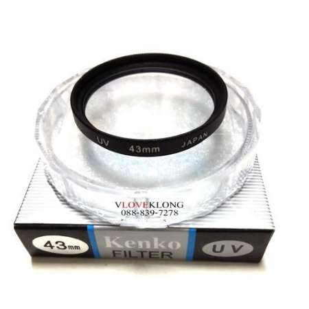 Kenko UV Filter 43mm. UV ฟิลเตอร์ 43mm. -Black