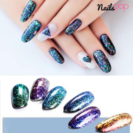 3D Galaxy gel สีเจลกากเพชร ยาทาเล็บเจล สีกาแลคซี่ 3 มิติ 8ml. (สีเจลต้องอบด้วยเครื่องUV/LEDเท่านั้น ไม่สามารถแห้งเองได้)