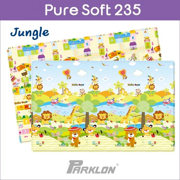 Parklon แผ่นรองคลาน Pure Soft ขนาด 140x235 หนา 1.5 ซม. ลาย Hello Bear Jungle