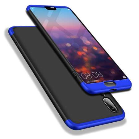 Huawei P20 Pro เคส, RUILEAN 360° Full Body Coverage Protection Hard PC 3 in 1 Detachable Protective Case Cover for Huawei P20 Pro (As Shown)