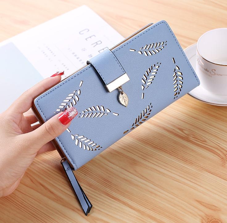 Korea Style กระเป๋าสตางค์ ใบยาว หนัง PU กระเป๋าเงิน ผู้หญิง กระเป๋าตัง ตามวันเกิด...