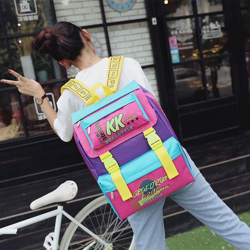 E1กระเป๋าเป้ KK backpack ใบใหญ่สุดคุ้มบรรจุได้