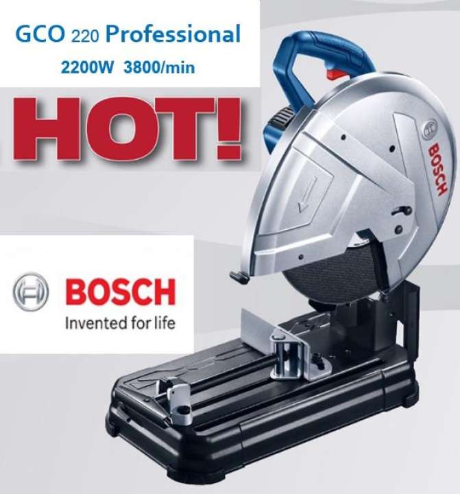 เครื่องตัดโลหะ บ๊อช GCO 220 2200W 3800 rpm Professional BOSCH เครื่องตัดไฟเบอร์ 14 นิ้ว