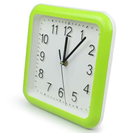 Telecorsa นาฬิกาแขวน ทรงสี่เหลี่ยม 11 นิ้ว รุ่น SquareClock-00e-Song