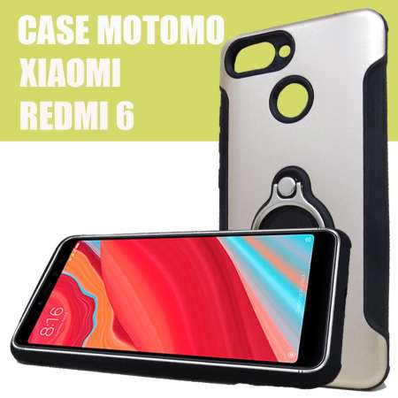 Motomo เคส Xiaomi Redmi 6 / เสี่ยวมี redmi 6 ขนาดจอ 5.45 นิ้ว รุ่น Shining Series ชนิด ฝาหลังมีแหวน กันกระแทก ด้านนอก แข็ง ด้านใน นิ่ม ตั้ั้งได้ Motomo เคส Xiaomi Redmi 6 / เสี่ยวมี redmi 6 ขนาดจอ 5.45 นิ้ว รุ่น Shining Series ชนิด ฝาหลังมีแหวน กันกระแทก ด้านนอก แข็ง ด้านใน นิ่ม ตั้ั้งได้