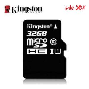 ไมโคร SD card Kingston Micro Sd SDHC UHS-I U1 ควงามจุ 32 G CLASS 10 เมมรี่แท้ ใช้งานได้ 100 %