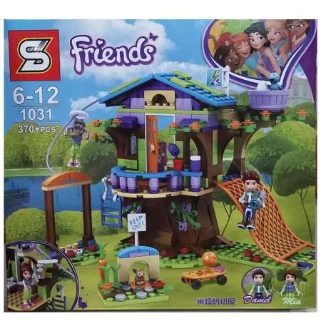 GB.Toys ตัวต่อเลโก้เฟรน SY.1031  Friends Mia s Tree House 370ชิ้น 