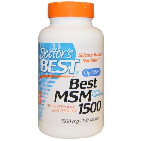 (ลดการอักเสบของข้อกระดูก)Doctors Best, Best MSM 1500, 1500 mg, 120 Tablets