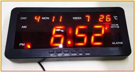 นาฬิกาดิจิตอลLED DIGITAL CLOCKแขวนผนัง/ตั้งโต๊ะ รุ่นCX-868 นาฬิกาดิจิตอลLED DIGITAL CLOCKแขวนผนัง/ตั้งโต๊ะ รุ่นCX-868