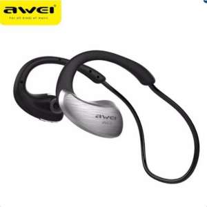 AWEI หูฟังบลูทูธ Bluetooth Sports Stereo Headset รุ่น A885BL (สีเงิน)