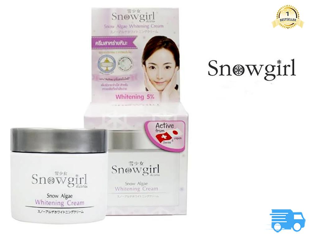 Snowgirl Snow Algae Whitening Cream ครีมสาหร่ายหิมะ 30 g.