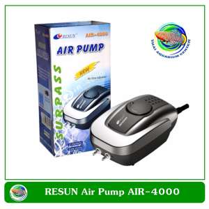 Resun Air-4000 ปั๊มลม ปั๊มออกซิเจน 2 ทาง Air Pump แรงดี เสียงเงียบ Resun Air-4000 ปั๊มลม ปั๊มออกซิเจน 2 ทาง Air Pump แรงดี เสียงเงียบ