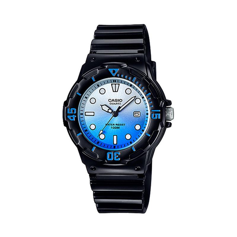 Casio Standard นาฬิกาข้อมือผู้หญิง สายเรซิ่น รุ่น LRW-200H-4B2VDF (เรือนชมพู)