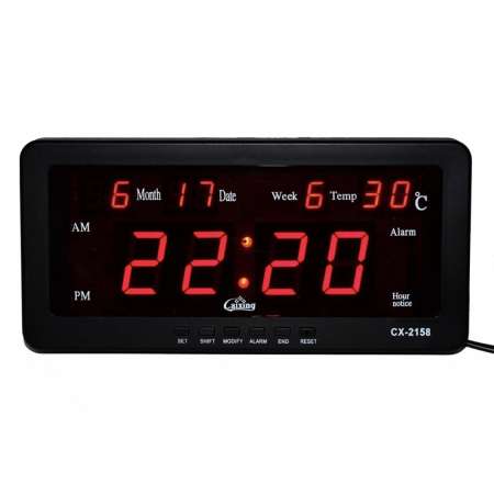 สินค้าใหม่ตอนนี้ Caixing นาฬิกาดิจิตอล LED DIGITAL CLOCK แบบแขวนผนัง รุ่น CX-2158
มาใหม่ตอนนี้
