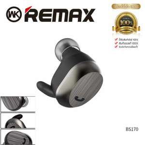 Remax WK(ของเเท้100%)หูฟังบลูทูธ ไร้สาย เเบบข้างเดียว Premium Earphone Bluetooth รุ่น WK BS170