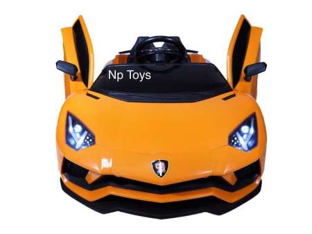 Np Toys รถแบตเตอรี่เด็ก รถเด็กนั่ง แลมโบกินี่(รุ่นคันใหญ่เปิดประตูปีกนก)ขนาด2มอเตอร์ บังคับวิทยุด้วยรีโมทและขับธรรมดา