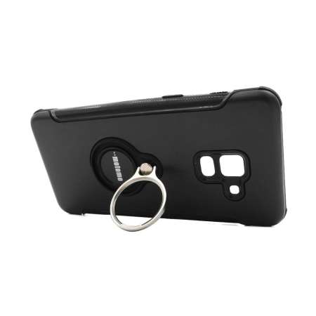 Motomo เคส  Samsung Galaxy J6 (2018) / J6 (2018) / SM-j600 / เจ6  2018 / เจ6 (2018) รุ่น Shining Series ชนิด ฝาหลังมีแหวน กันกระแทก  ด้านนอก แข็ง ด้านใน นิ่ม  ฟรี ฟิล์มกระจก 1 อัน