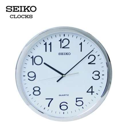ประหยัดดี SEIKO นาฬิกาติดผนัง PQA041S (SILVER)(16นิ้ว) เช็คราคาโปรโมชั่น