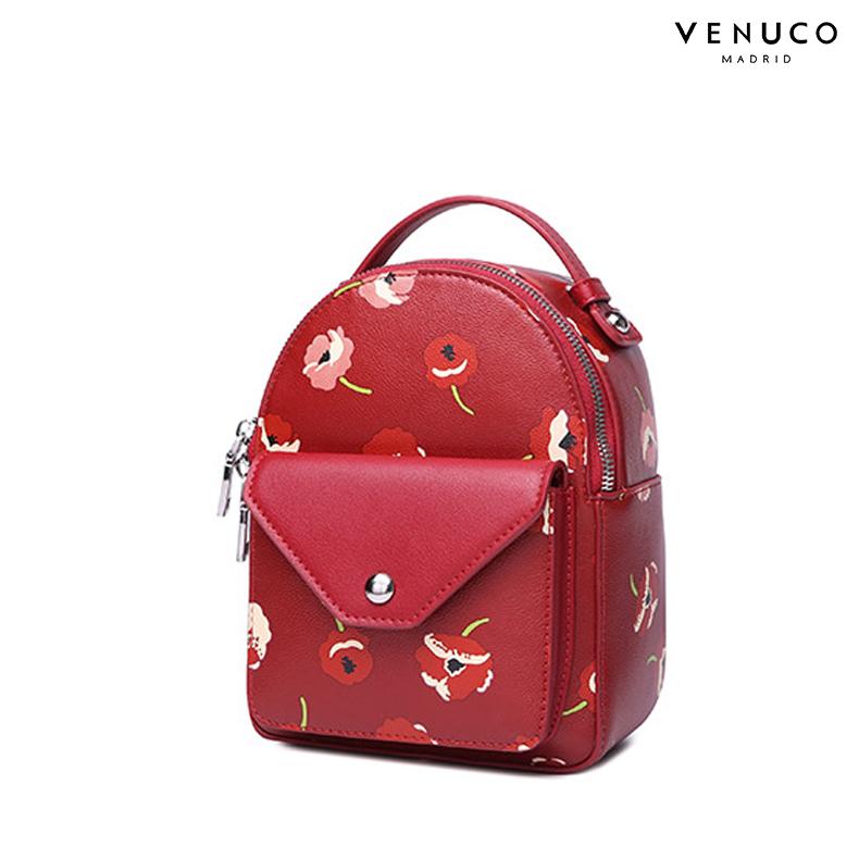 Backpack Cherry Red Collection กระเป๋าเป้หญิง ลายเชอรี่ สีแดง