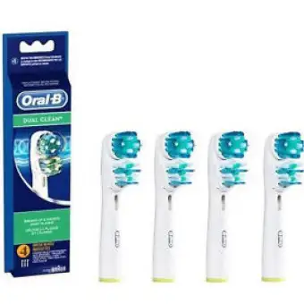 โปรโมชั่น Oral-B หัวแปรงสีฟันไฟฟ้า รุ่น Dual clean แพค 4 หัวแปรง พันทิป