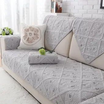 Cotton Sofa Pad Four Seasons Universal Fabric Double Sided Pure Cushion Garden Minimalist Modern Cover Case