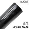 Alicar สติ๊กเกอร์ 6D Carbon Fibre สีดำ (120x150cm.)