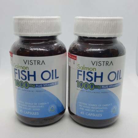 check ราคา VISTRA Salmon Fish Oil 1000 mg Plus Vitamin E น้ำมันปลาแซลมอน
อาหาร แนะนำซื้อ