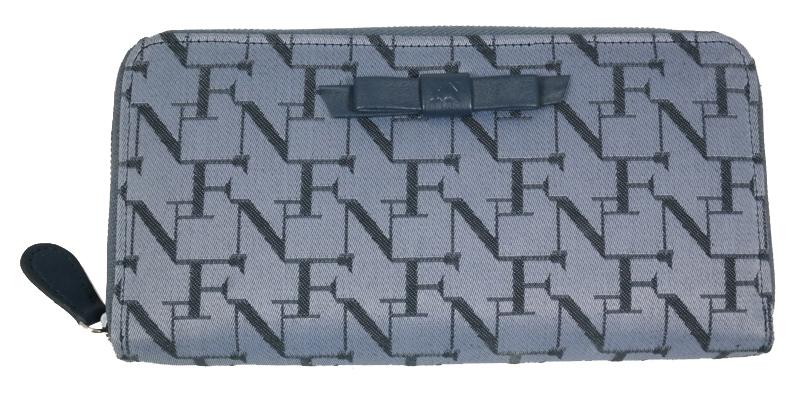FN BAG กระเป๋าสตางค์ wallet 1208-50006-002 Col. Light Navy