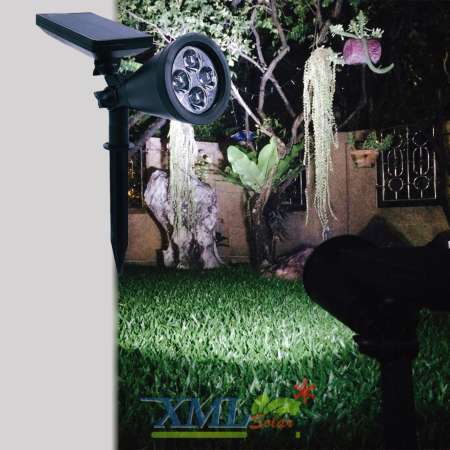 XML-Solar ไฟ สปอร์ตไลท์ โซล่าเซลล์ 4 LED (เเสง:ขาว) XML-Solar ไฟ สปอร์ตไลท์ โซล่าเซลล์ 4 LED (เเสง:ขาว)
