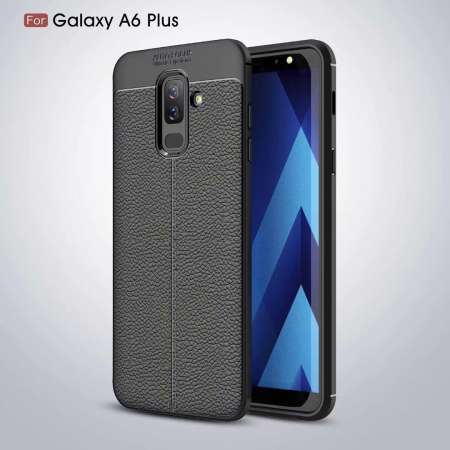 Case Samsung A6plus เคสนิ่ม TPU เคสซัมซูงเ6พลัส เคสสีดํา เคสซิลิโคน สวยและบางมาก