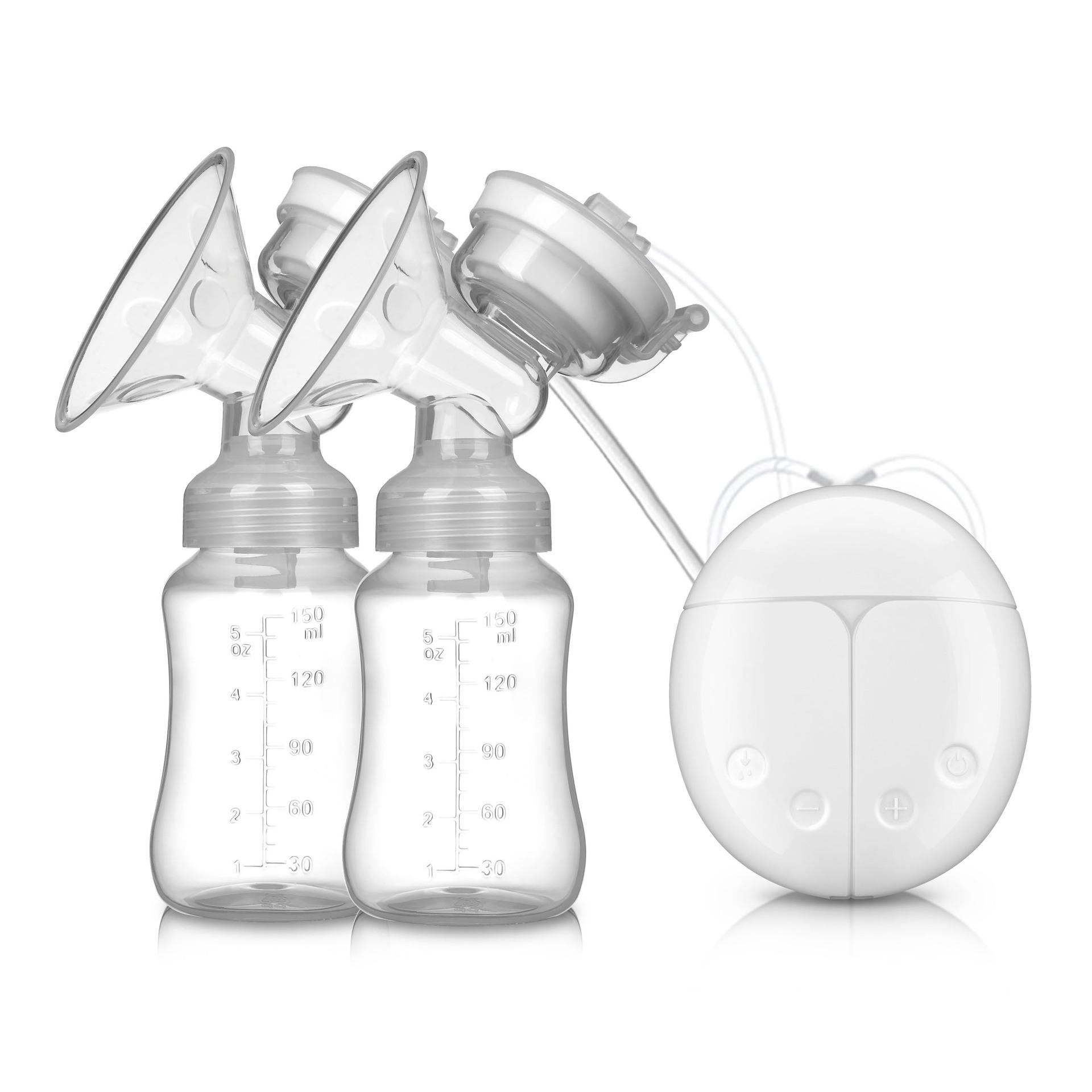Haiso Home Double Breast Pump Automatic Electric with 2 Bottles