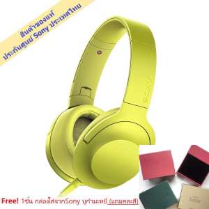 SONY หูฟัง h.ear on MDR-100AAP Headphone (ประกันศูนย์ Sony ไทย) - Free!!! กล่อง NOW I h.ear on บุด้วยกำมะหยี่ภายใน แท้จาก Sony Thai