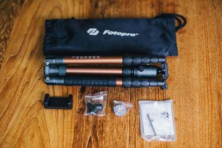 ขาตั้ง Fotopro Tripod X-Go Gecko Green