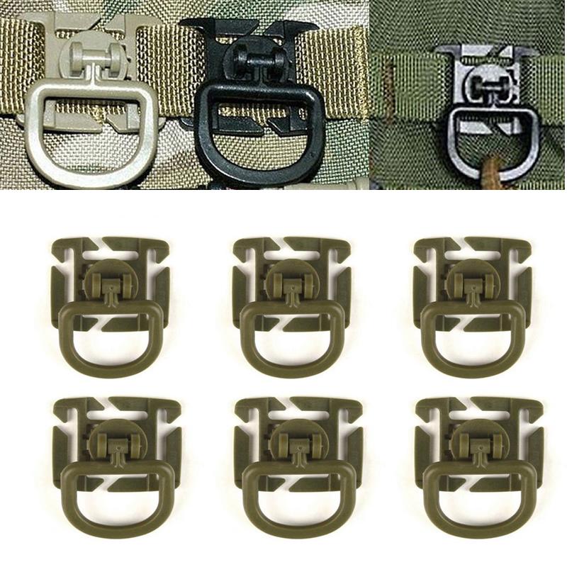 ราคา rotation D ring clip molle attach webbing clamp tactical backpack