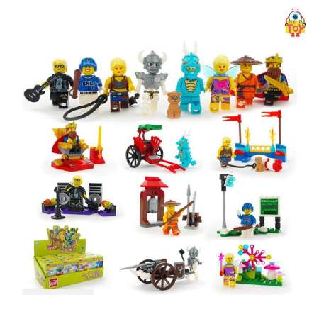 Welo toy - ของเล่น โมเดลตัวต่อ  Mini Figure Enlighten 8 แบบ No.1503 A