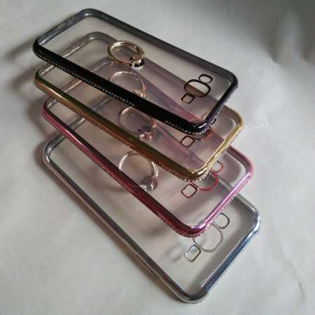 Tpu ขอบเพชร (มีเเหวน) J7/J7core(ใช้เคสตัวเดียวกัน)