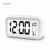SOKE นาฬิกาปลุก พร้อมแสดงอุณหภูมิ เวลา วันที่ เดือน และสัปดาห์  จอ LCD ขนาดใหญ่ ปรับความสว่างอัตโนมัติ เปลี่ยนถ่านปีละครั้ง ขนาด 138*80*45mm